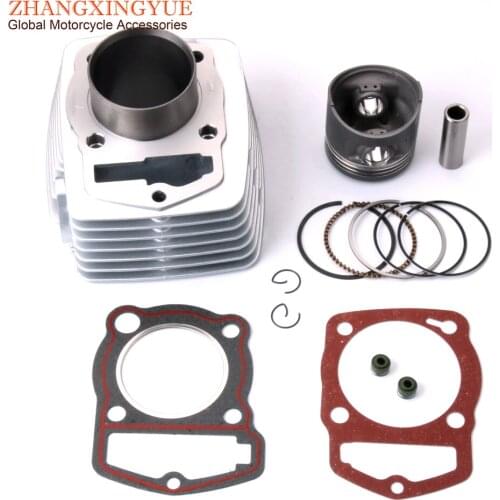 Motorcycle 56.5mm Cylinder Kit for Derbi Senda Baja 125 SM 2008- 2012 862724 125cc 124CM3 Engine 4-Stroke