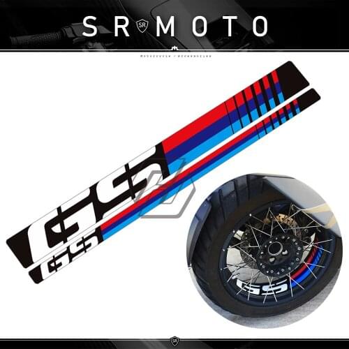 Motorcycle Front/Rear Wheel Reflective Decal Case for BMW R1200GS Adventure 2006-2018 R1250GS Adv 2019 Rim Decoration