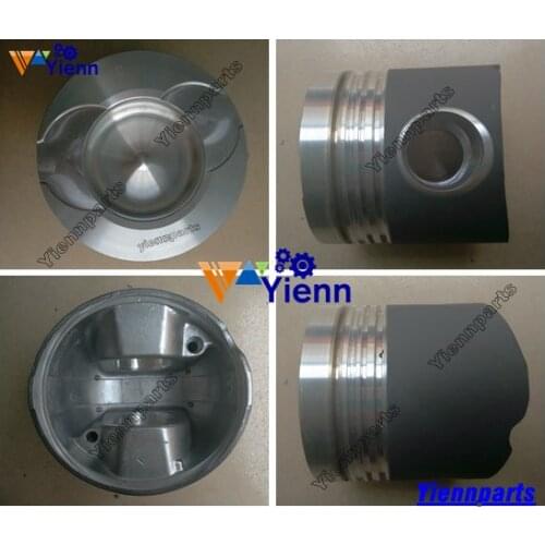 P222LE Piston Kit With Ring Set For Doosan Daewoo Generator Set 450-600KW Engine Overhaul Repair Parts 65.02501-0708