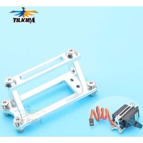 CNC Machined Aluminum Alloy Servo Holder Servo Mount For RC Airplane Boat Car Servo