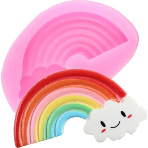 White Clouds Silicone Mold Fondant Mold Cake Decorating Tools Chocolate Gumpaste Mold