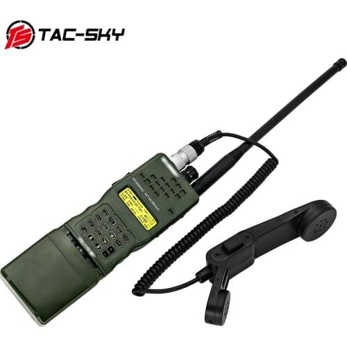 TAC-SKY Tactical Military Adapter 6-Pin Handheld Speaker Microphone H250 PTT For AN/PRC 148 152 Walkie-Talkie Model