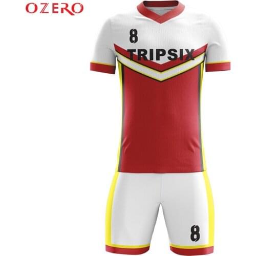 Embroidered logo football jerseys new design personalized football jersey