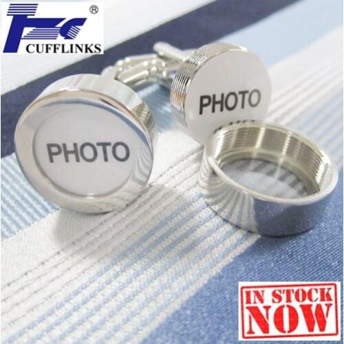 Photo Cufflink Cuff Link 2 Pairs Free Shipping Promotion