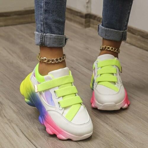 Womens shoes new spring and autumn sports shoes vulcanized shoes outdoor running shoes womens leisure tennis plus size