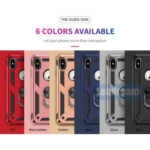 1000PCS for iPhone 11 Pro MAX Magnetic Car Holder Shockproof Armor Case Cover for iPhone 6 6s 7 8 Plus X Xs Xr Max