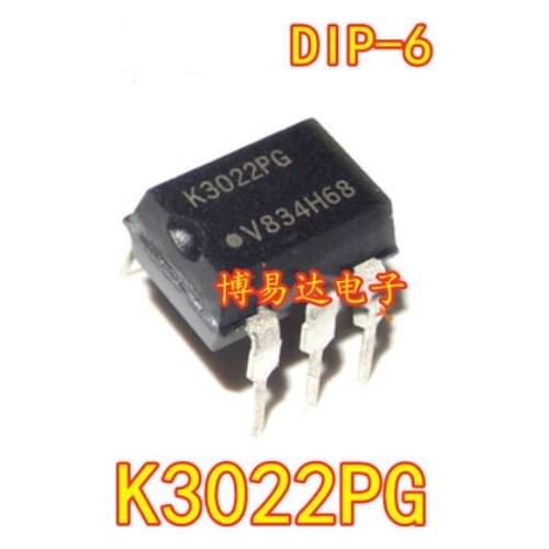 Free Shipping 100pcs K3022P K3022 DIP6 K3022PG
