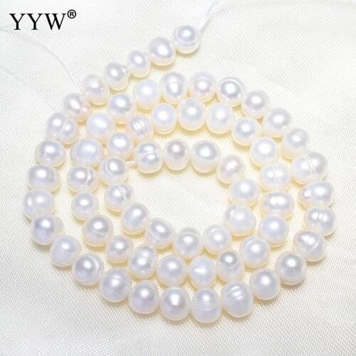 Natural Cultured Potato Freshwater Pearl Beads For Women Necklace Bracelet Jewelry Making Perles Pour La Fabrication De Bijoux