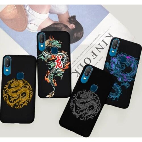 For VIVO Y11 2019 Case 6.35" Black Cool Soft Silicone Back Cover For Vivo Y11 Cover vivo y 11 1906 Slim Bumper Coque Fundas