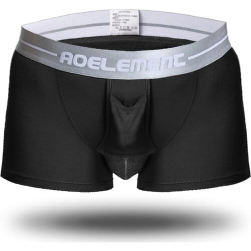 Mens Boxer Sexy Underwear Push Up Soft Modal Panties Breathable Bullet Separation Pouch Underpants Male Trunk Plus Size L-5XL