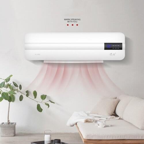 Energy-saving Wall-mounted portable Air conditioner Heating Fan Home Dormitory timing free installation Remote control