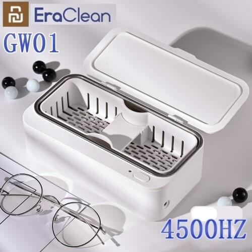 EraClean Ultrasonic Cleaner 45000Hz Jewelry Glasses Watch Dental Razor Brush Ultrasound Sonic Cleaning Tank GW01