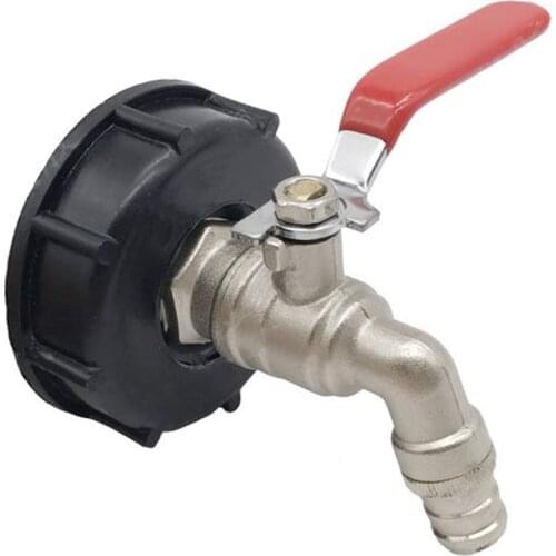 IBC Ton Barrel Valve Fitting Stainless steel 2 "to 1/2" Tank Adapter For Brass Faucet Assembly Valve Spare Parts