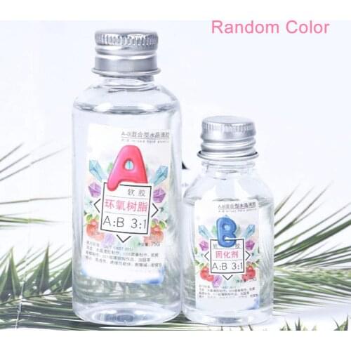 Jewelry Making DIY Solvent Resistance Accessories Tool Clear AB Crystal Glue High Adhesive Anti-yellow Quick Drying Resin Epoxy