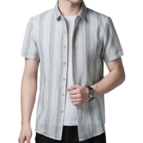 JEWUTO Mens Linen Shirts