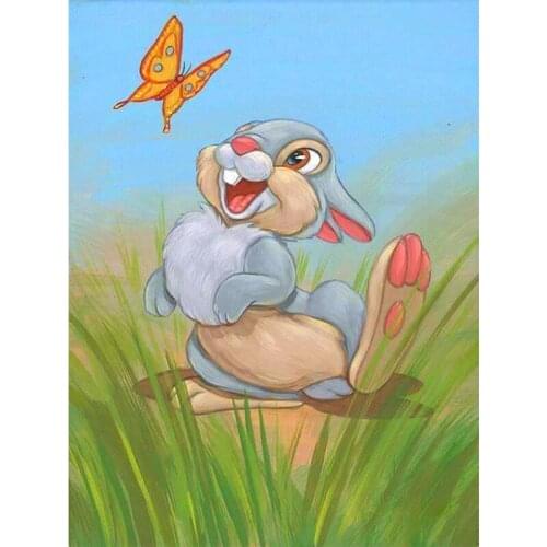 Full Square/Round Drill 5D DIY Diamond Painting "Cartoon rabbit" 3D Embroidery Cross Stitch Mosaic Rhinestone Home Decor