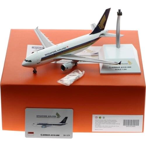 1:200 Alloy Collectible Plane Gift JC Wings EW2313001 SINGAPORE AIRLINES Airbus A310-300 Diecast Aircraft Jet Model 9V-STP
