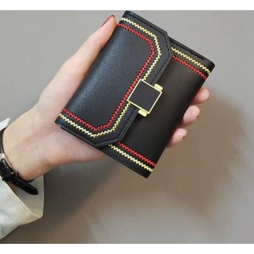 Men leather Wallet Women Hasp Card Holder fashion designer Short Clutch bag coin Purses Mini money Bag wallet women luxury