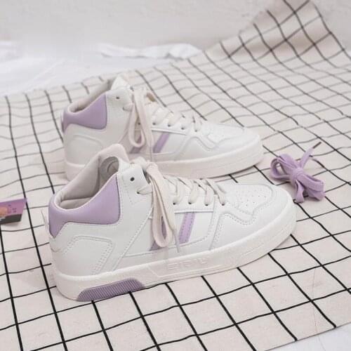 Fashion White Split Leather Women Chunky Sneakers White Shoes Lace Up Tenis Feminino Zapatos De Mujer Platform Women Casual Shoe
