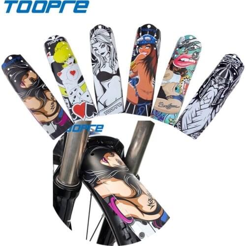 TOOPRE Mountain bike fender Road bike downhill off-road universal mini PP plastic thermal resin short desilting tile mudguard