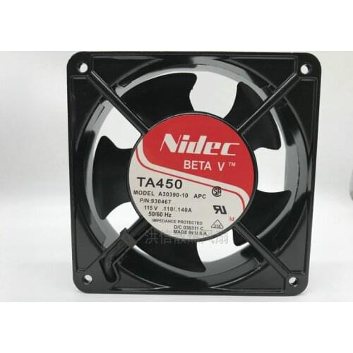 Nidec 12038 TA450 A30390-10 115V 0.11/0.14A 120*38MM 25955;-28909092595V