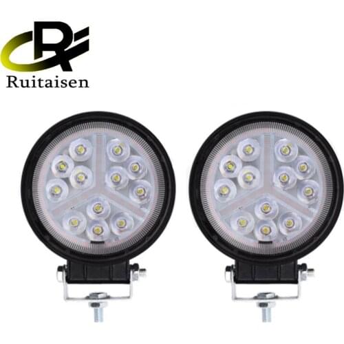 Ruitaisen 4 inch 42W Led Fog Light 48w Daytime Running Lights 24V Car Headlight 4 INCH 9D Offroad Truck Work Light