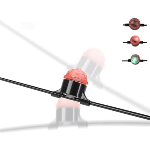 Fishing Bite Alarm with Battery Electronic Bite Signaling Device Blasting Flash Fishing Alarm Rod Tip Night Fishing Light Bite