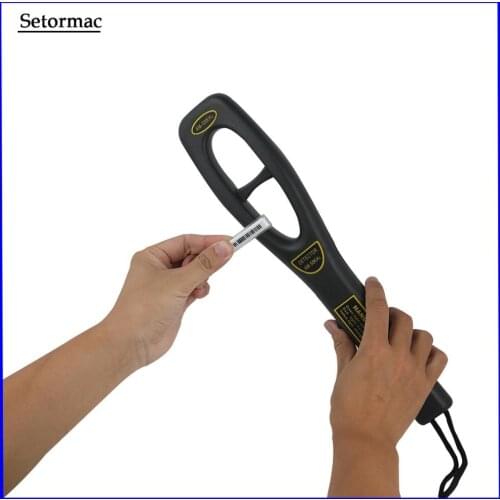 EAS System 58Khz Handheld Tag Detector Security Alarm System Label Tester Sound Light Alarm