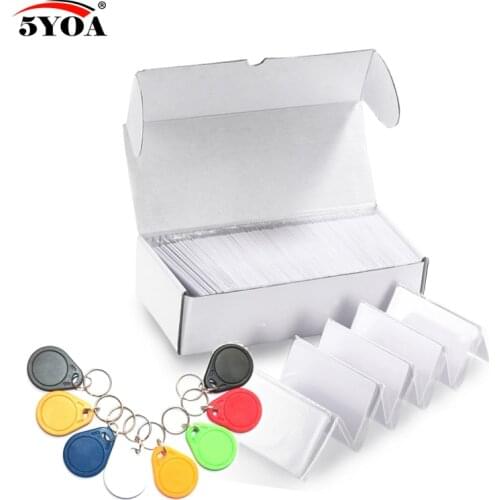 1000pcs UID 13.56MHz IC Card Clone Changeable Smart Keyfobs Key Tags Card 1K S50 RFID Access Control Block 0 Sector Writable