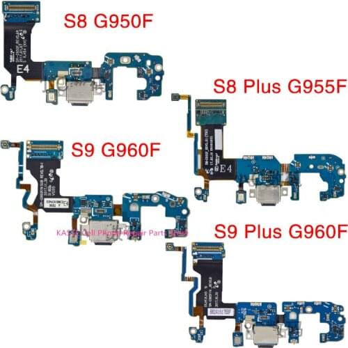 30Pcs charger charging connector usb dock port flex cable replacement For Samsung S8 G950F G950U /S8 Plus G955F / G955U Ribbon