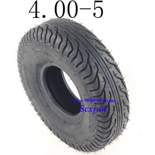 High Performance and Quality 4.00-5 Tyre with Inner Tube Fits for Elderly Scooter Mini MOTO Car,Electric Scooter Tire