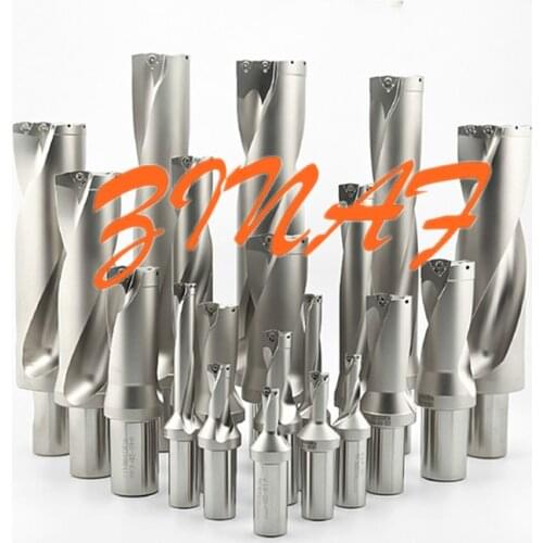WC13mm-40mm 5D depth fast drill U drill Indexable bit drilling for Each brand WCMX WCMT series insert mechanical Lathe CNC