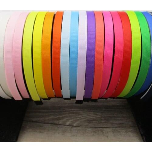 21pcs/lot 10MM ABS Plastic Hair Bands Girls Womens Headband With Teeth Ribbon Covered Resin Headbands For Kids Hair Accessories