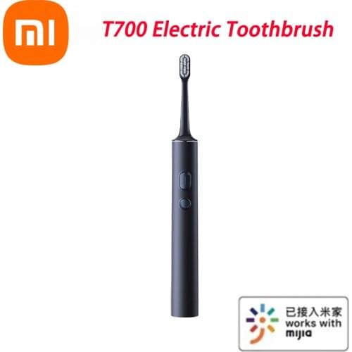 Original Xiaomi Mijia Toothbrush T700 Sonic Electric Toothbrush Smart LED Screen Wireless Fast Charge Tooth brush Support APP