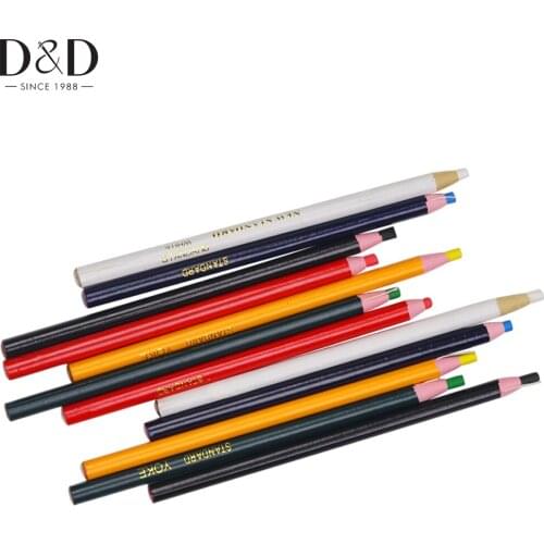 6Pcs Colorful Tailors Chalk Leather Clothing Dressmaker Sewing Chalk Fabric Craft Clothes Fabric Marker Pen DIY Sewing Tools