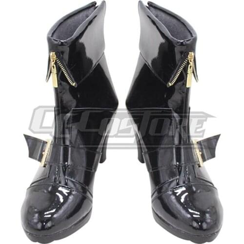 Anime Cosplay Shoes Boots THE IDOLM@STER CINDERELLA GIRLS Anastasia Hand-made Leather Christmas Halloween Free ship ACS-1198