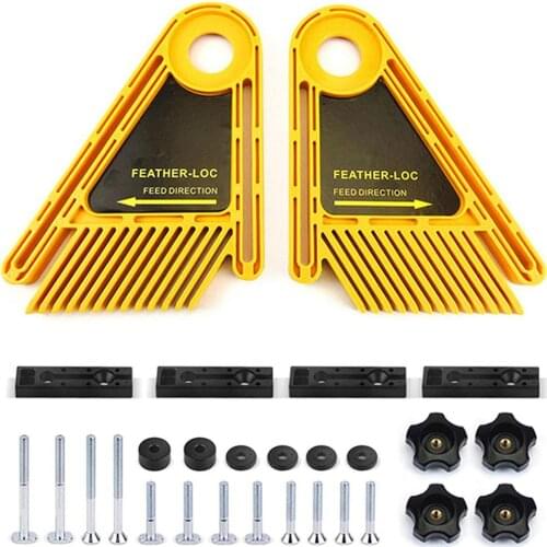 Safe Feather Board Screws Kit Feather Board Set Plastic Woodworking Feather Board For Woodworking Marking Tool Accessories