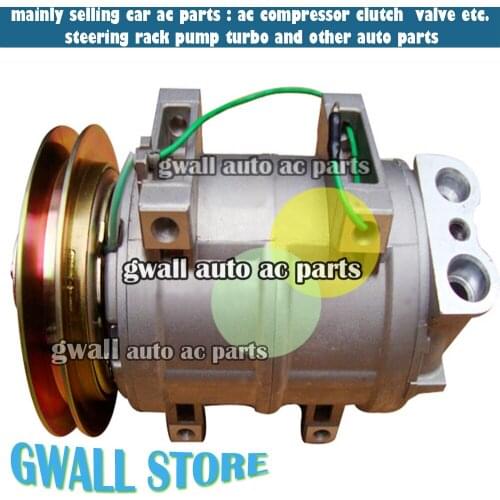 Fast Delivery Car Air Conditioner Compressor For Car Hitachi Excavator compressor 1pk 12v OR 24v please tell us when you order