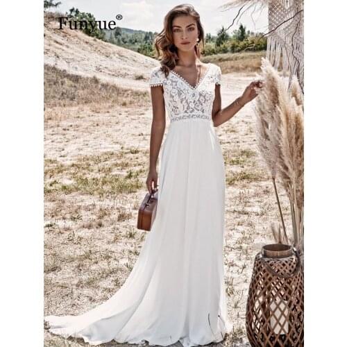 Funyue Chiffon Wedding Dresses