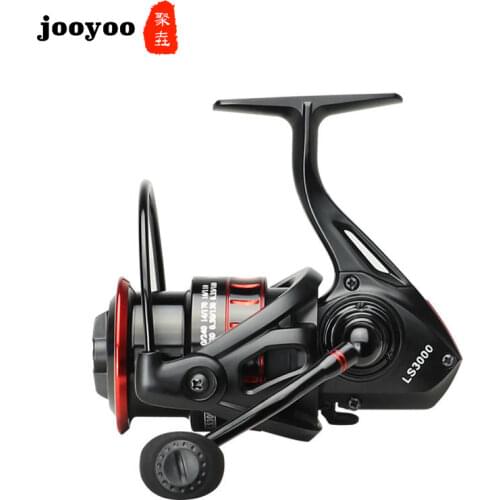 Jooyoo All Metal 12+1BB Double Brake Baitcasting Reel 2000-3000 5.0:1 Saltwater Spinning Fishing Wheel for Ocean Boat Fishing