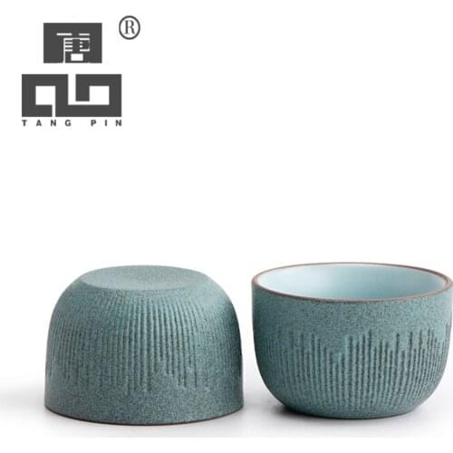 TANGPIN ceramic tea cup green teacups chinese kung fu cup 50ml