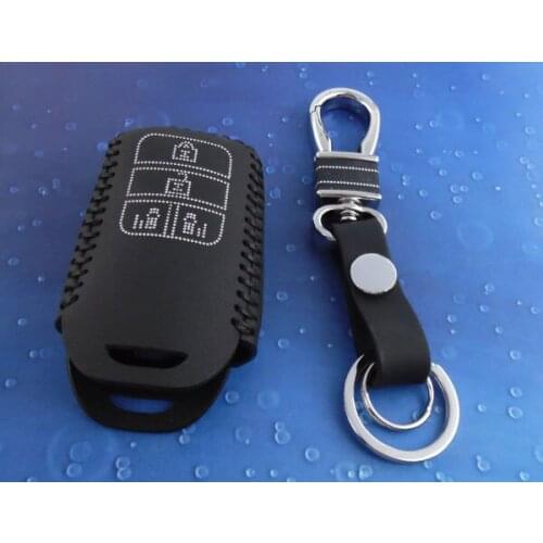 Leather for ODYSSEY Key Fob Keyless Entry Remote Transmitter case cover W