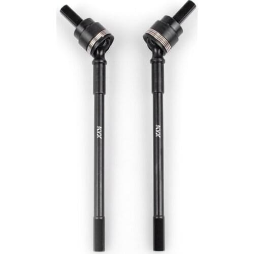 KYX Racing Hard Steel Front Axle CVD Shaft Upgrades Parts Accessories for RC Crawler Car Axial Capra Unlimited Trail Buggy UTB