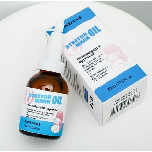 Lanthome new stretch mark oil wrinkle and anti-aging serum to make skin smooth and shiny body repair oil body care 30ml
