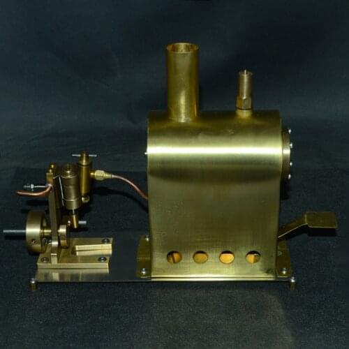 Mini Pure Copper Steam Engine Model Toy Creative Gift Set with Boiler For Kids Adults High Quality - M1B