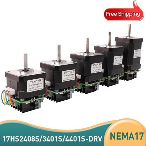 17hs2408S 3401S 4401S stepper motor driver module integrated driver body length 34mm 42 stepper motor