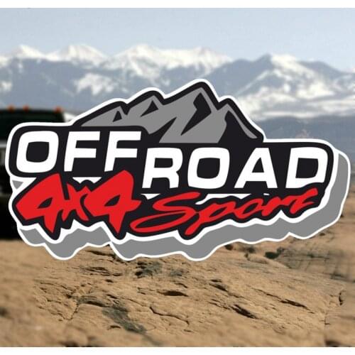 Hot Sell Personality Car Stickers Road 4X4 Sport SUV Decals Accessories Auto Decorative Stickers PVC 20cm X 11cm