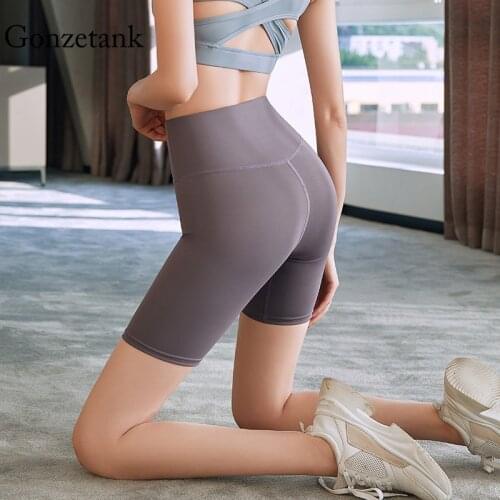 New Seamless Yoga Shorts Women Peach Hip Gym Leggings High Waisted Tight Bottoming Pants Fitness Sports Shorts Fitness Wear