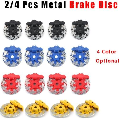 2/4PCS Aluminium Alloy Mental Brake Disc Drive Hub for 1/7 Traxxas Unlimited Desert Racer UDR 8569 RC Car Accessories
