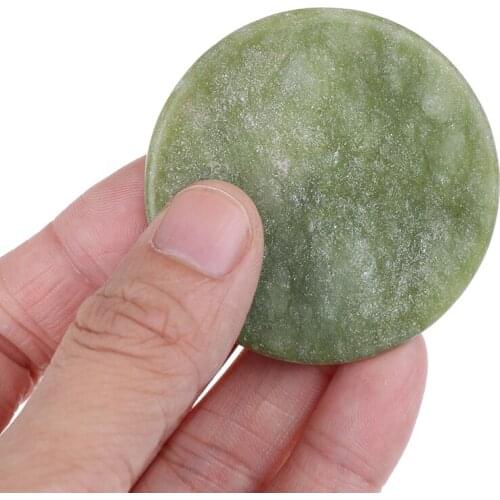 1PCS Jade Stone Eyelash Extension Stand Pallet Makeup Tool Glass Crystal False Eyelash Glue Adhesive Holder Professional